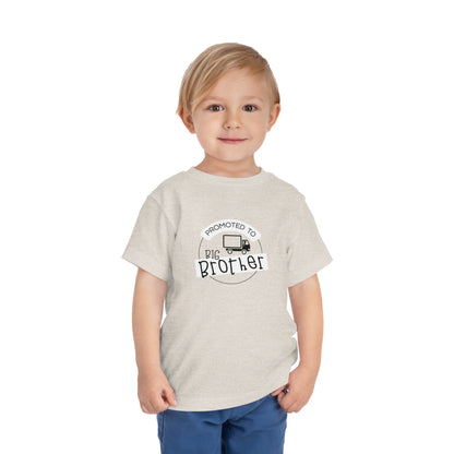 Promoted to Big Brother - Toddler Short Sleeve Tee