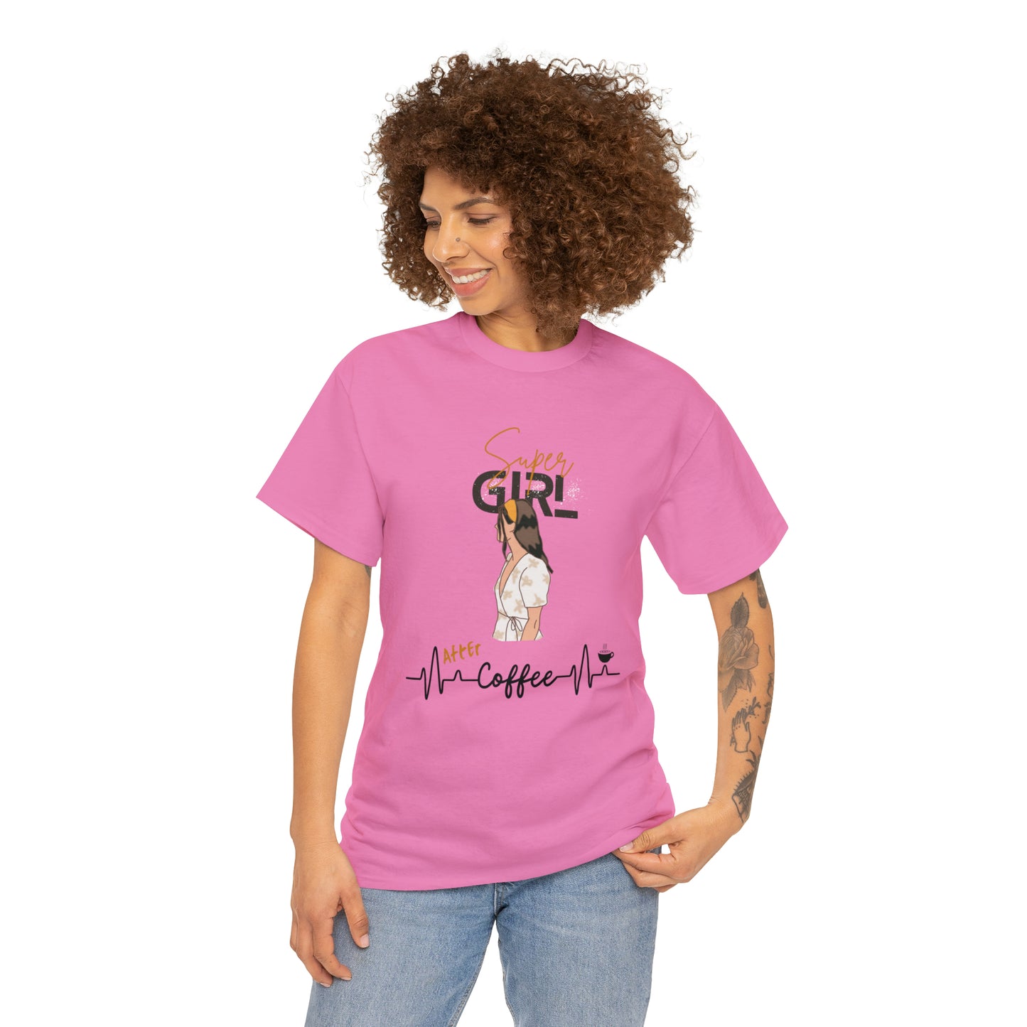 Super Girl After Coffee - Women (Many colors to choose from)