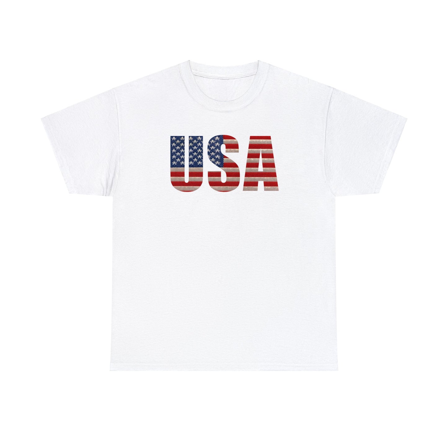 USA Initials With Flag - Unisex (Many colors to choose from)