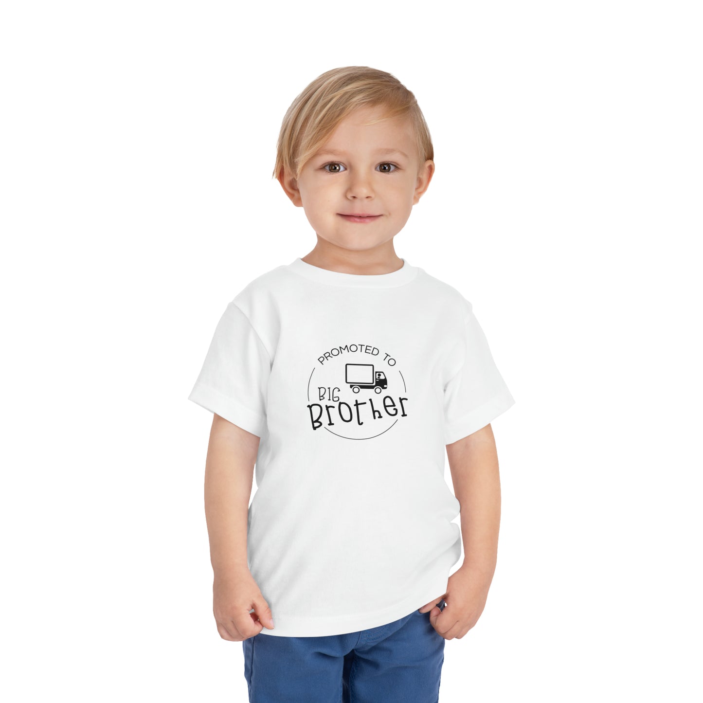 Promoted to Big Brother - Toddler Short Sleeve Tee