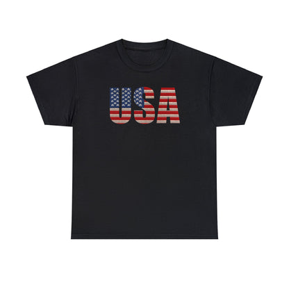 USA Initials With Flag - Unisex (Many colors to choose from)