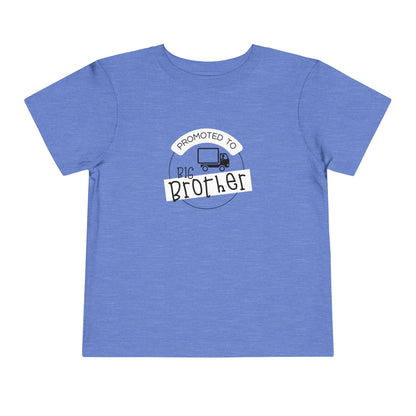 Promoted to Big Brother - Toddler Short Sleeve Tee