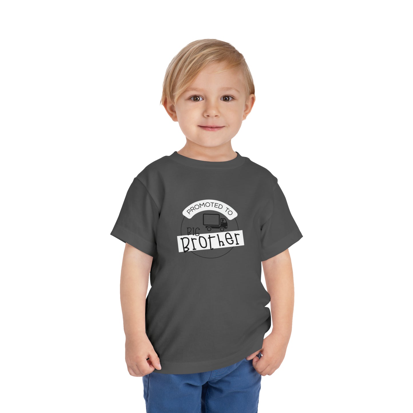 Promoted to Big Brother - Toddler Short Sleeve Tee