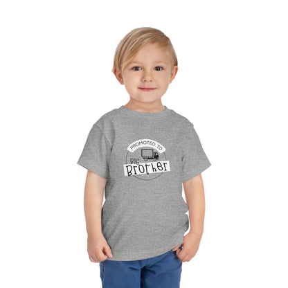 Promoted to Big Brother - Toddler Short Sleeve Tee