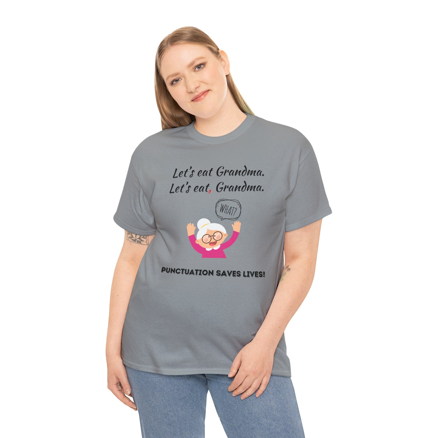 Teacher TShirt - Punctuation Saves Lives - Unisex (Many colors to choose from)