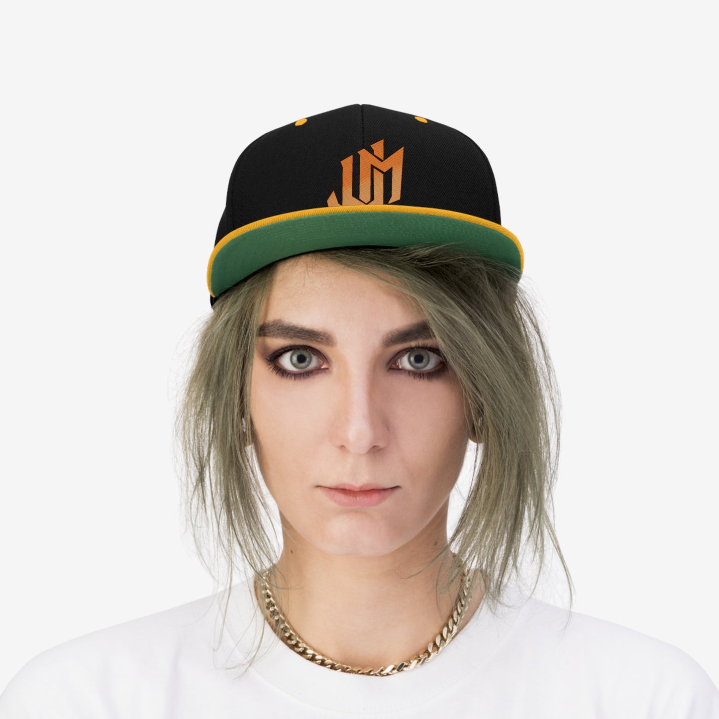 Unisex Flat Bill Hat - JUM Logo