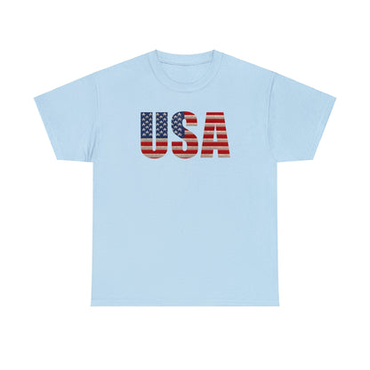 USA Initials With Flag - Unisex (Many colors to choose from)