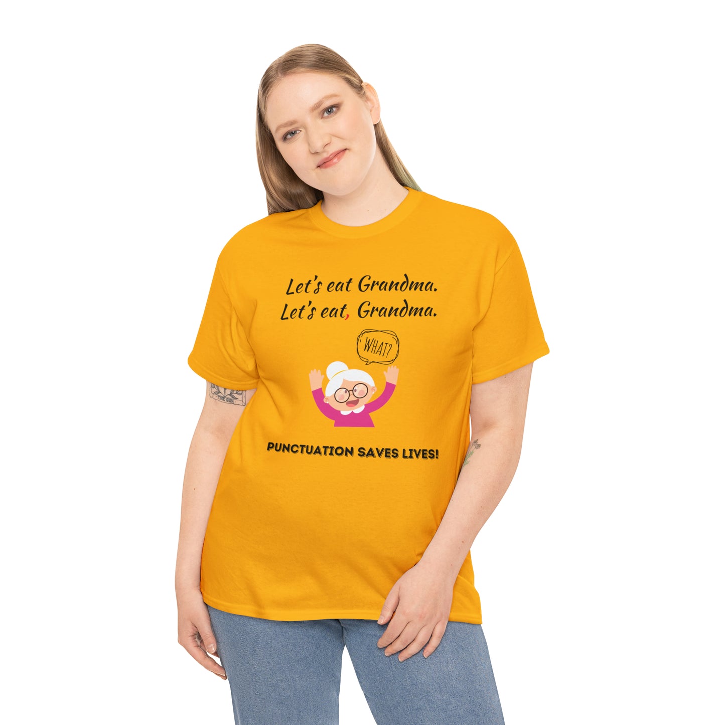 Teacher TShirt - Punctuation Saves Lives - Unisex (Many colors to choose from)