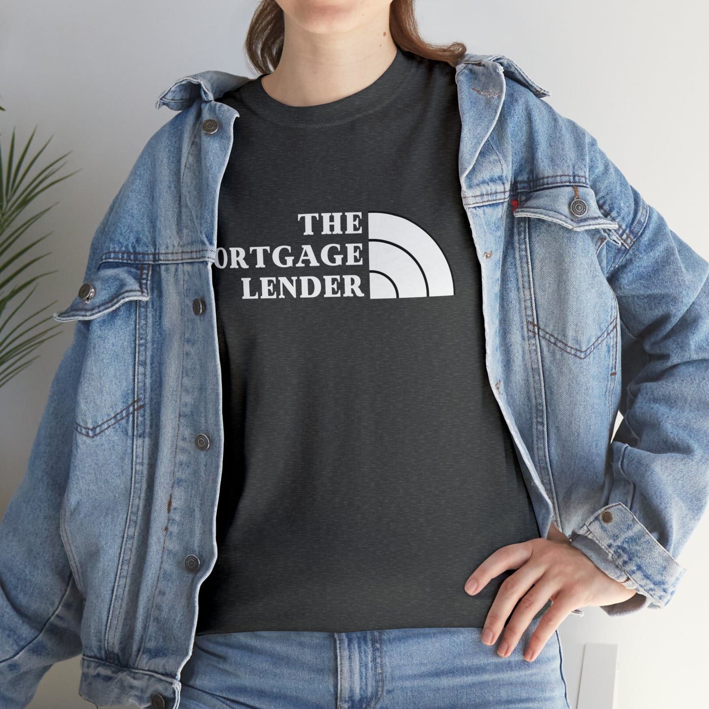 The Mortgage Lender (White Letters)- Unisex (Many dark colors to choose from)