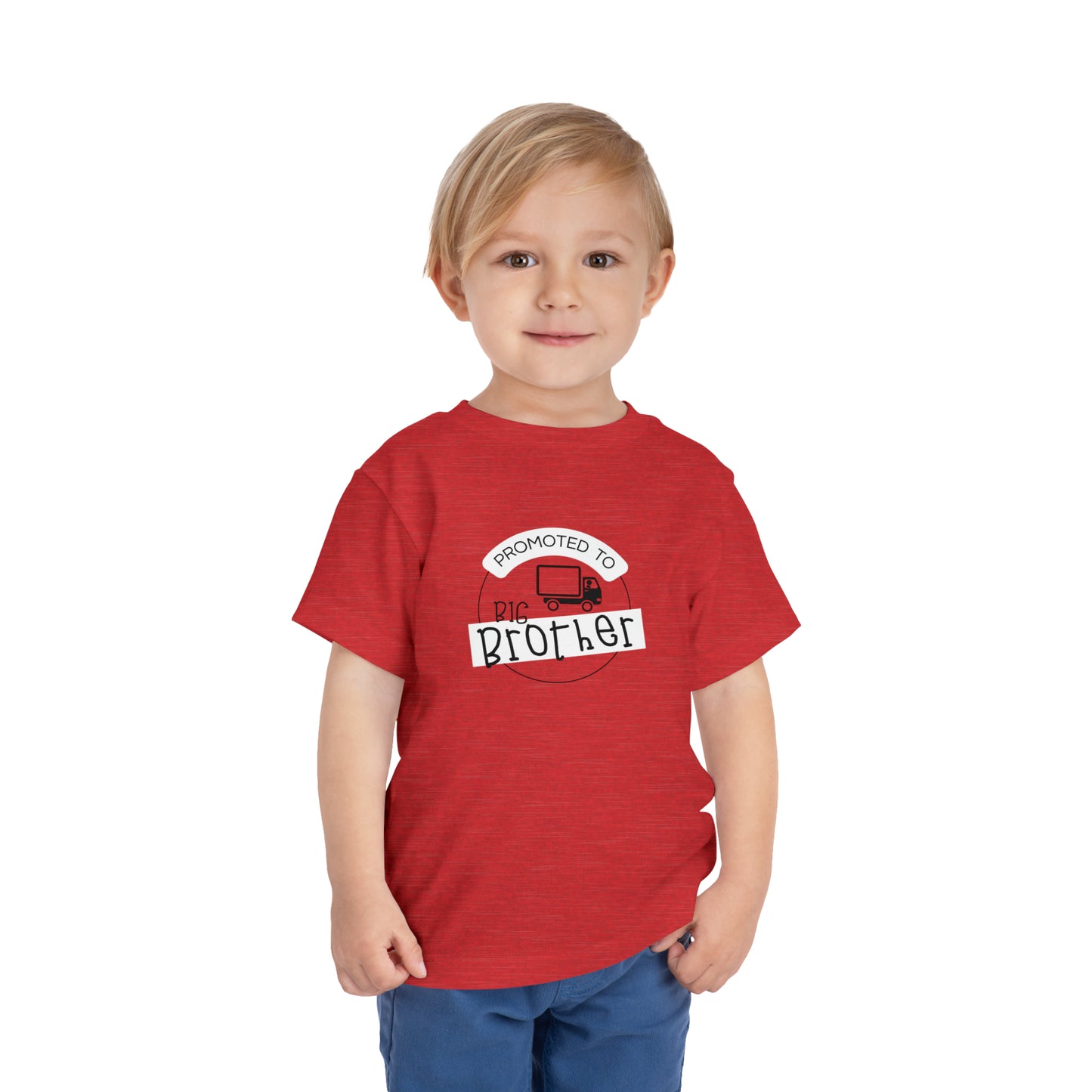 Promoted to Big Brother - Toddler Short Sleeve Tee