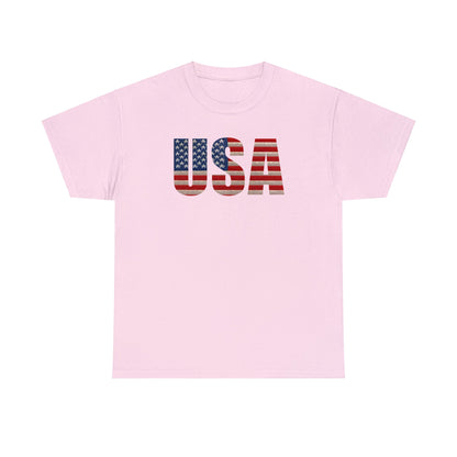 USA Initials With Flag - Unisex (Many colors to choose from)