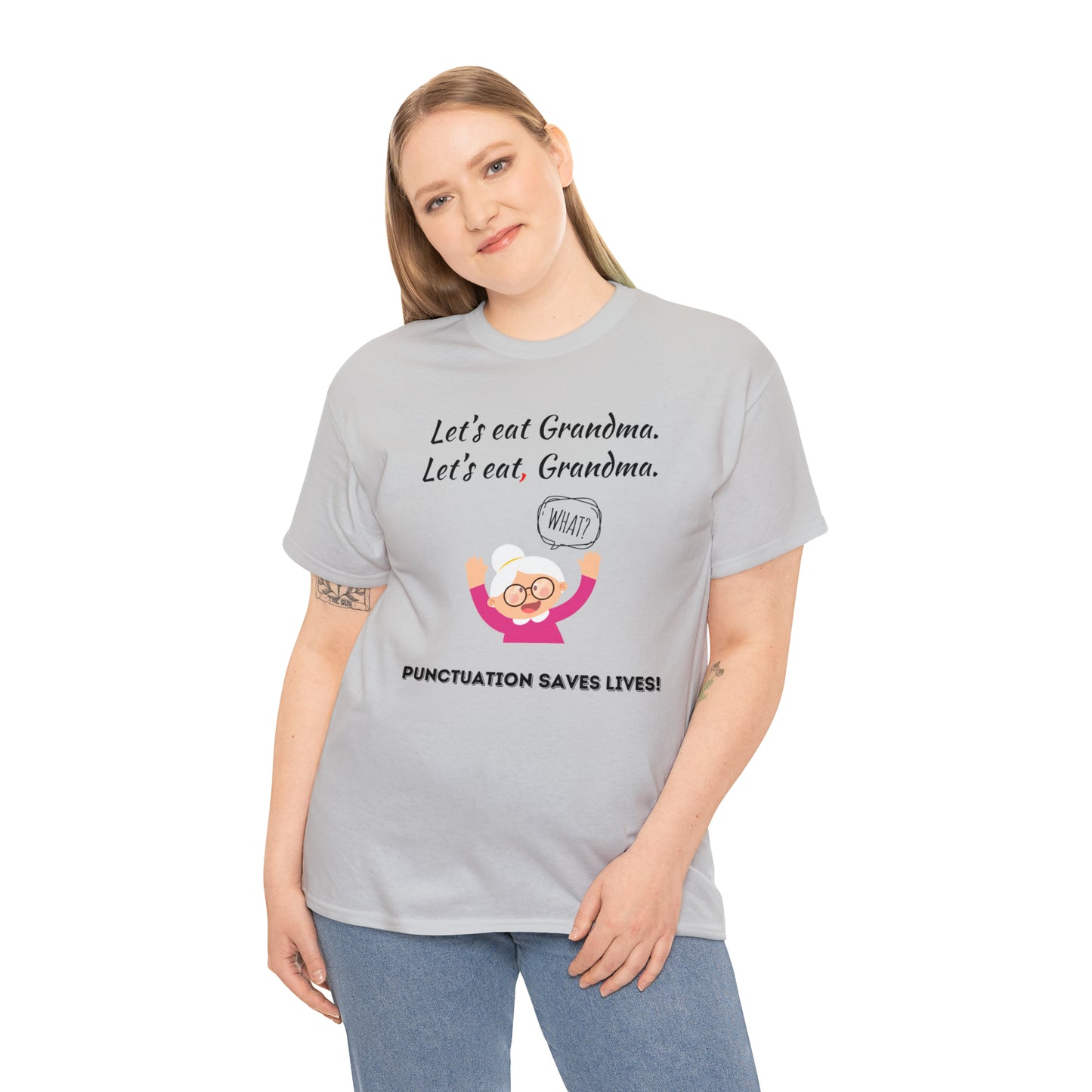 Teacher TShirt - Punctuation Saves Lives - Unisex (Many colors to choose from)