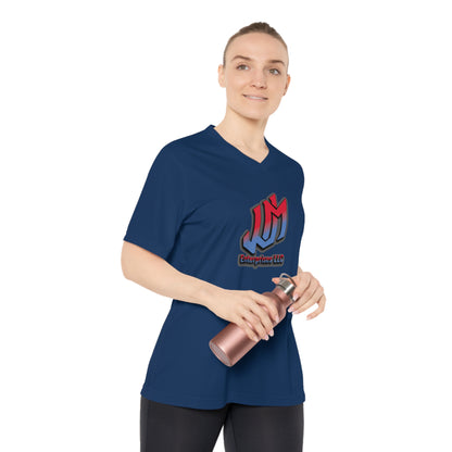 Women's Performance V-Neck Customizable Logo T-Shirt