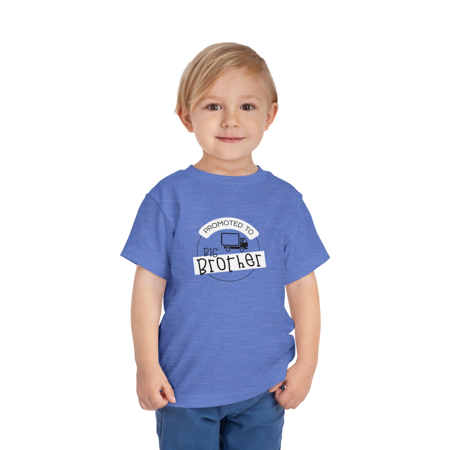 Promoted to Big Brother - Toddler Short Sleeve Tee