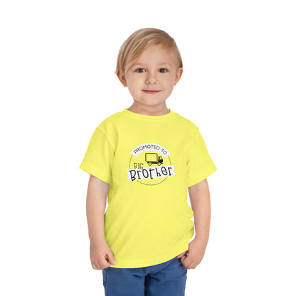 Promoted to Big Brother - Toddler Short Sleeve Tee