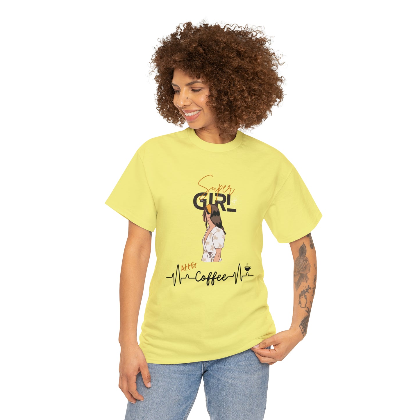 Super Girl After Coffee - Women (Many colors to choose from)