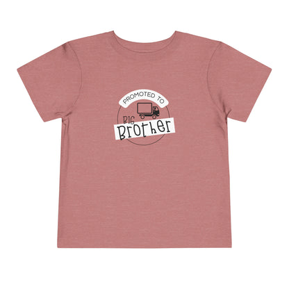 Promoted to Big Brother - Toddler Short Sleeve Tee