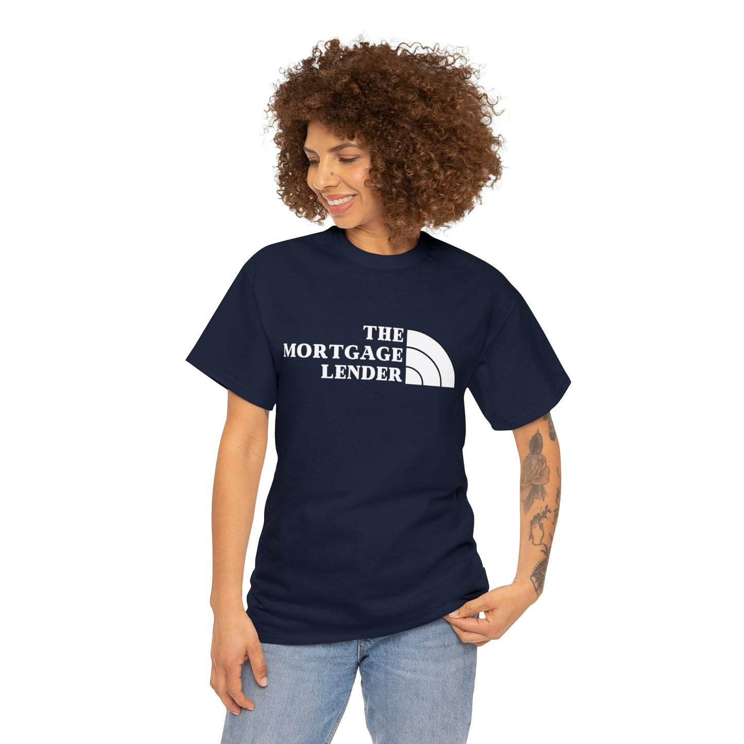 The Mortgage Lender (White Letters)- Unisex (Many dark colors to choose from)