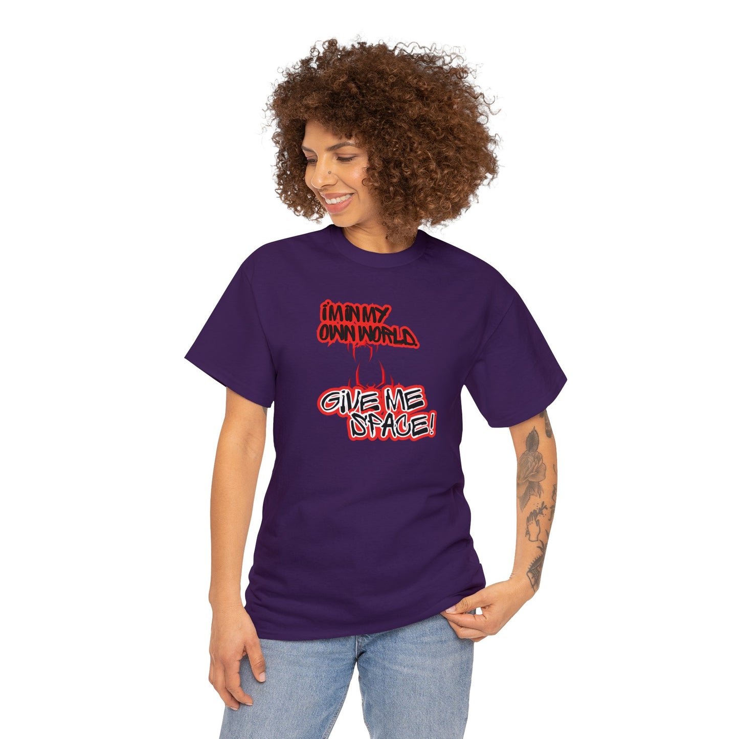 I'm In My Own World - Give Me Space [Spider Verse Theme] - Unisex (Many colors to choose from)